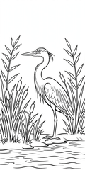 Feather and Riverbank coloring book cover